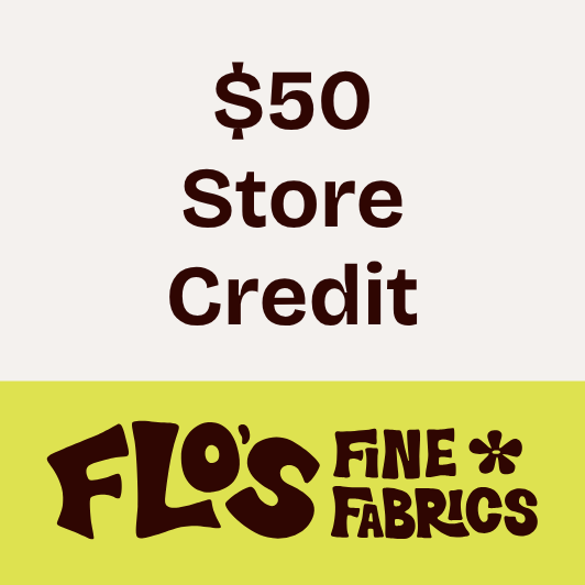 $50 Flo's Fine Fabrics Store Credit
